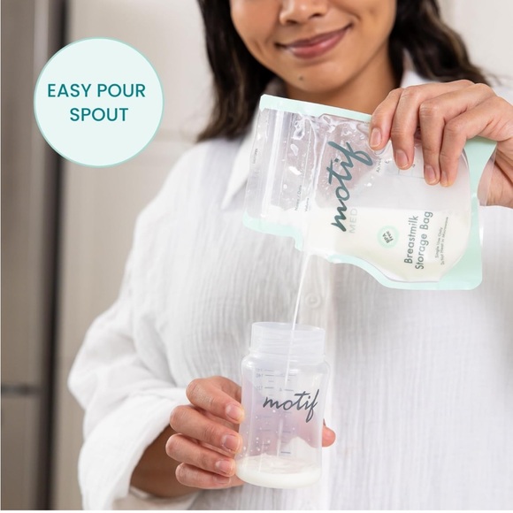 Motif Medical Milk Storage Bags - 100 count Clear - 8 oz bags - Picture 3 of 6